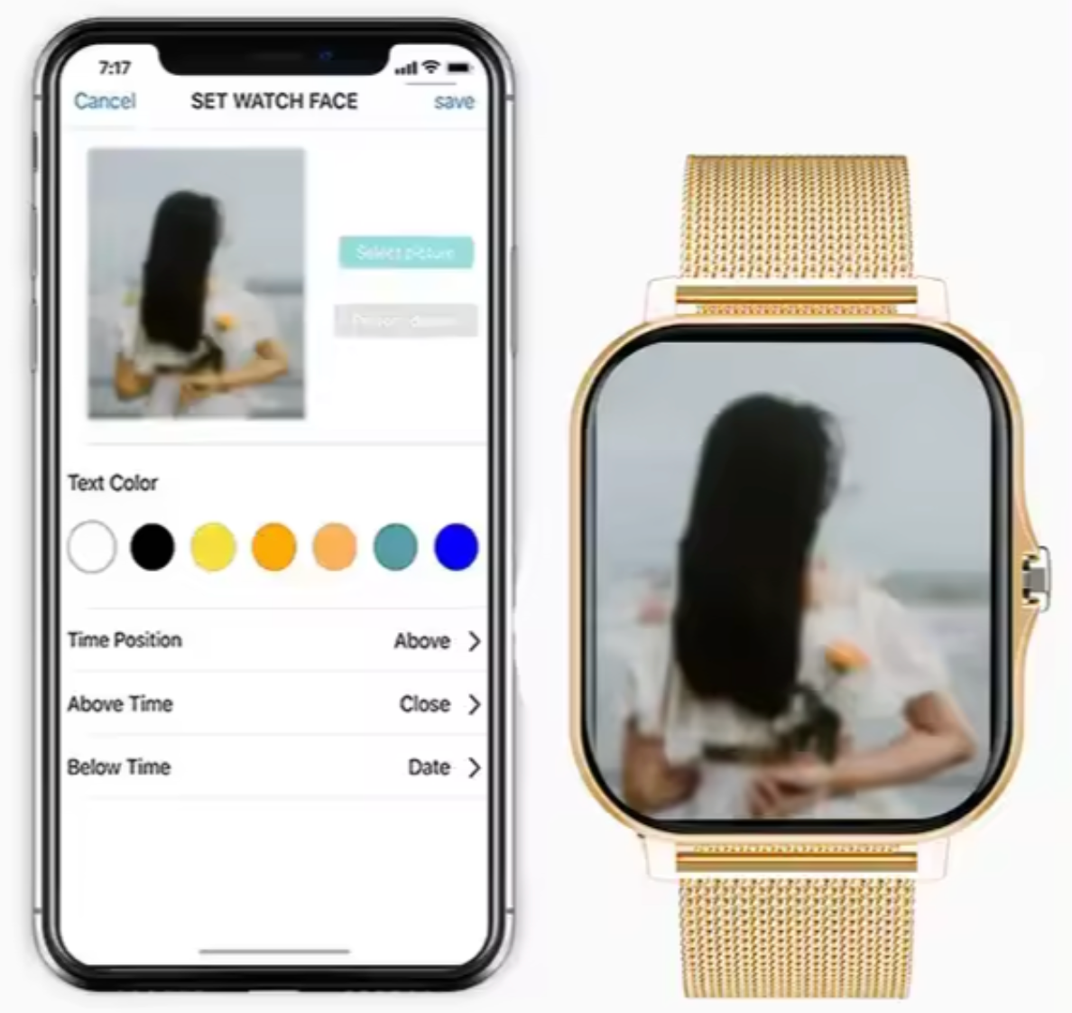 Health Monitoring Smartwatch with Touchscreen for Daily Fitness Tracking