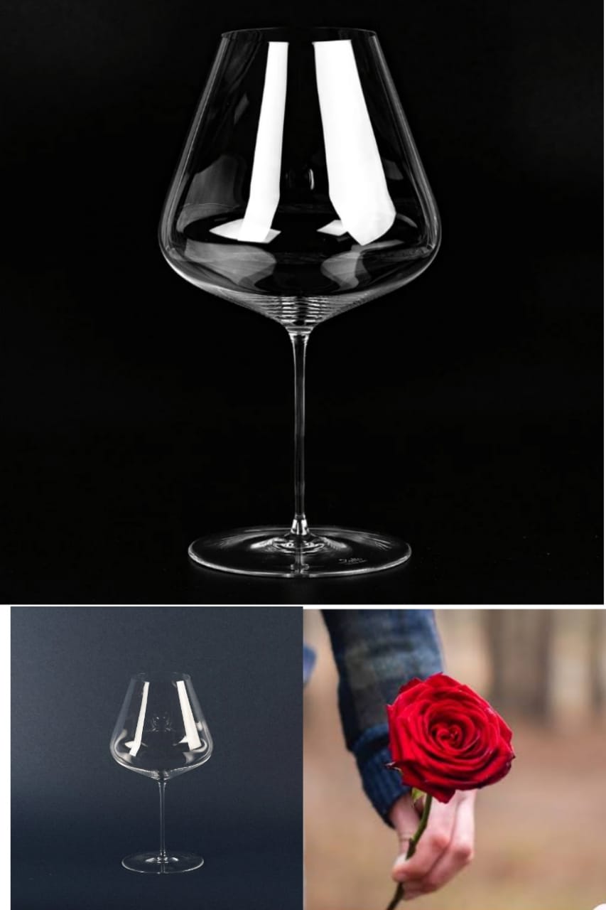 Crystal Wine Glass Set - Tall Design, 800ml - Ideal for Dining and Entertaining