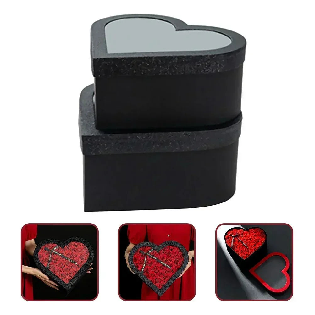 CherishBox Heart Shaped Gift Container for Romantic Gifts