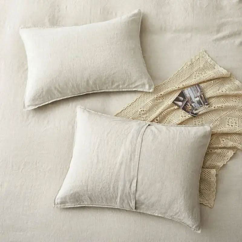 Lightweight Linen Duvet Cover – Breathable Design for Year-Round Comfort