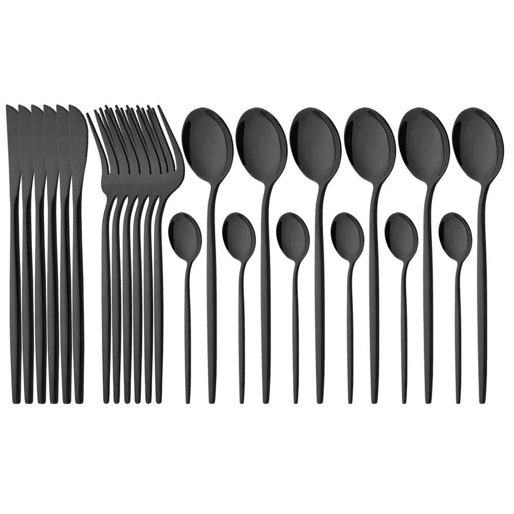 Modern Pink Cutlery Set with Ergonomic Design – Elegant Flatware for All Occasions
