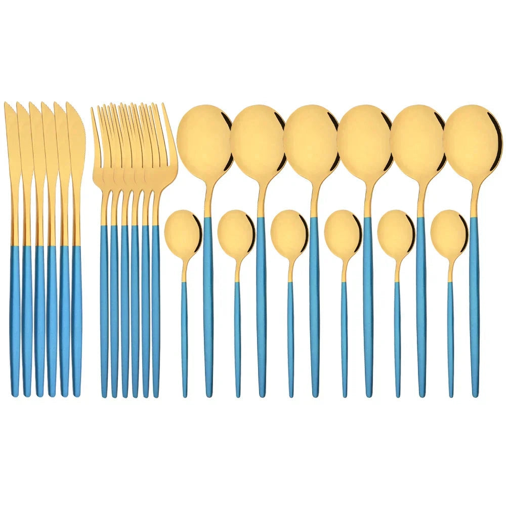 Modern Pink Cutlery Set with Ergonomic Design – Elegant Flatware for All Occasions