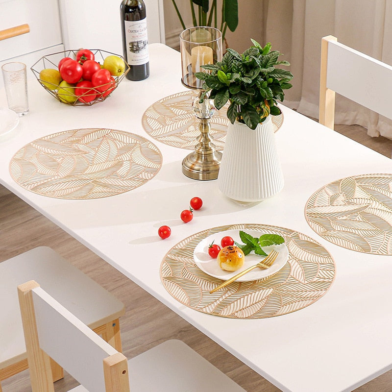 Stylish Round Dining Placemats – Resilient Table Protectors
