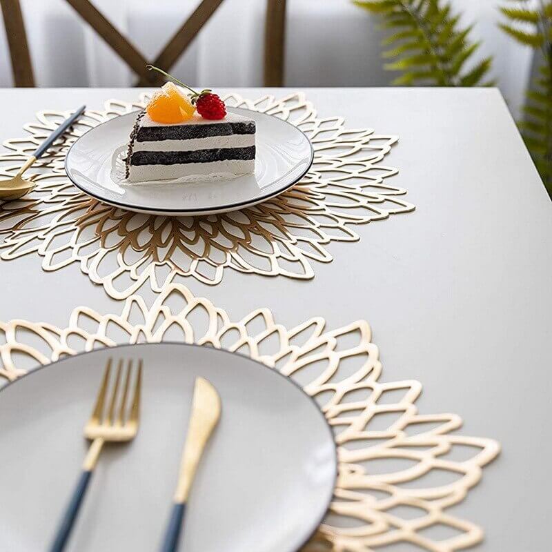 Stylish Round Dining Placemats – Resilient Table Protectors