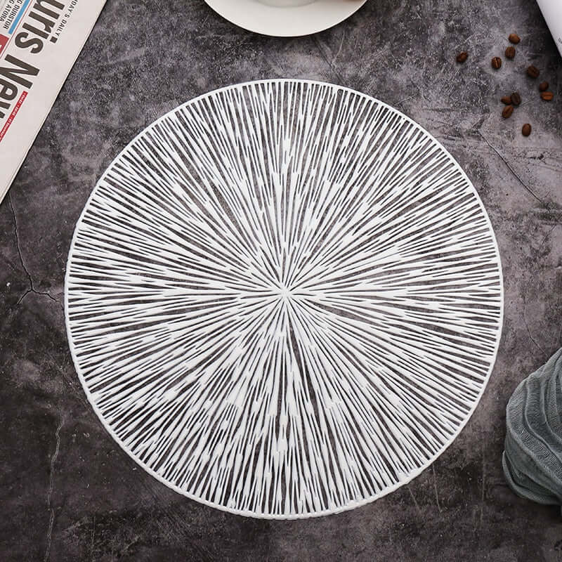 Stylish Round Dining Placemats – Resilient Table Protectors