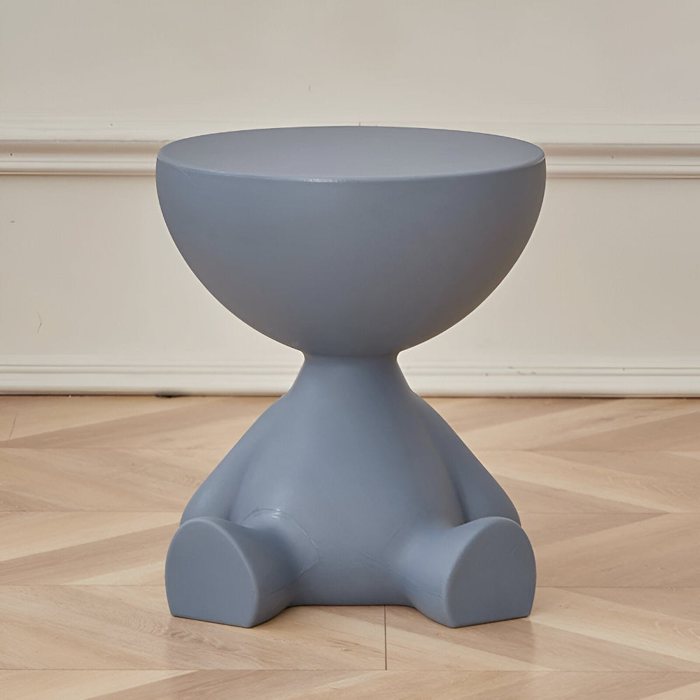 Chic Round Coffee Table with Sleek Side Table for Any Room