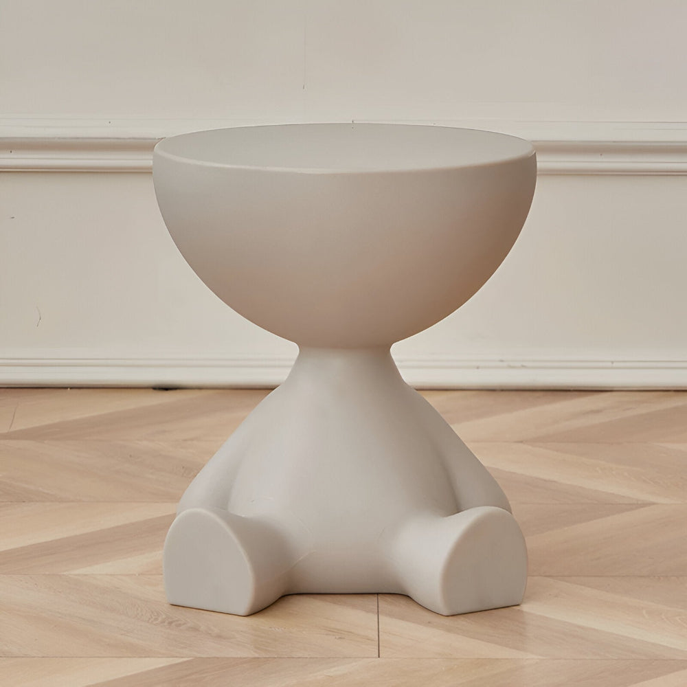 Chic Round Coffee Table with Sleek Side Table for Any Room