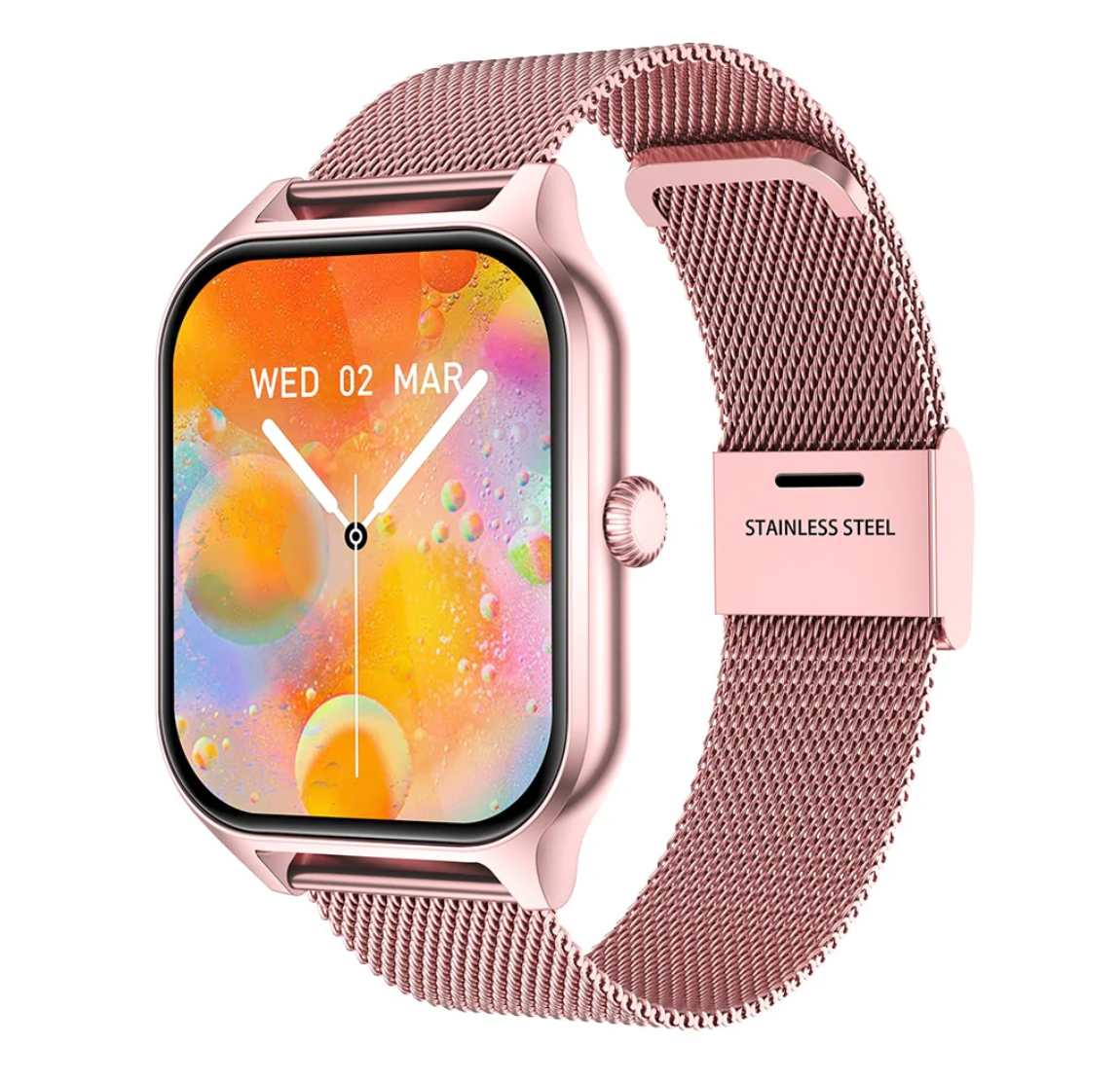 Fashionable Touchscreen Smartwatch | Health & Fitness Tracker for Women