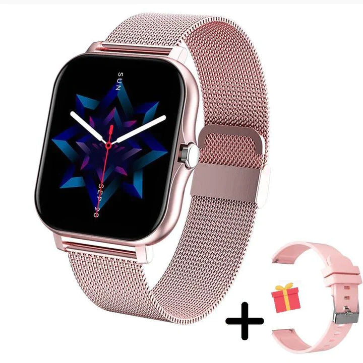 Fashionable Touchscreen Smartwatch | Health & Fitness Tracker for Women