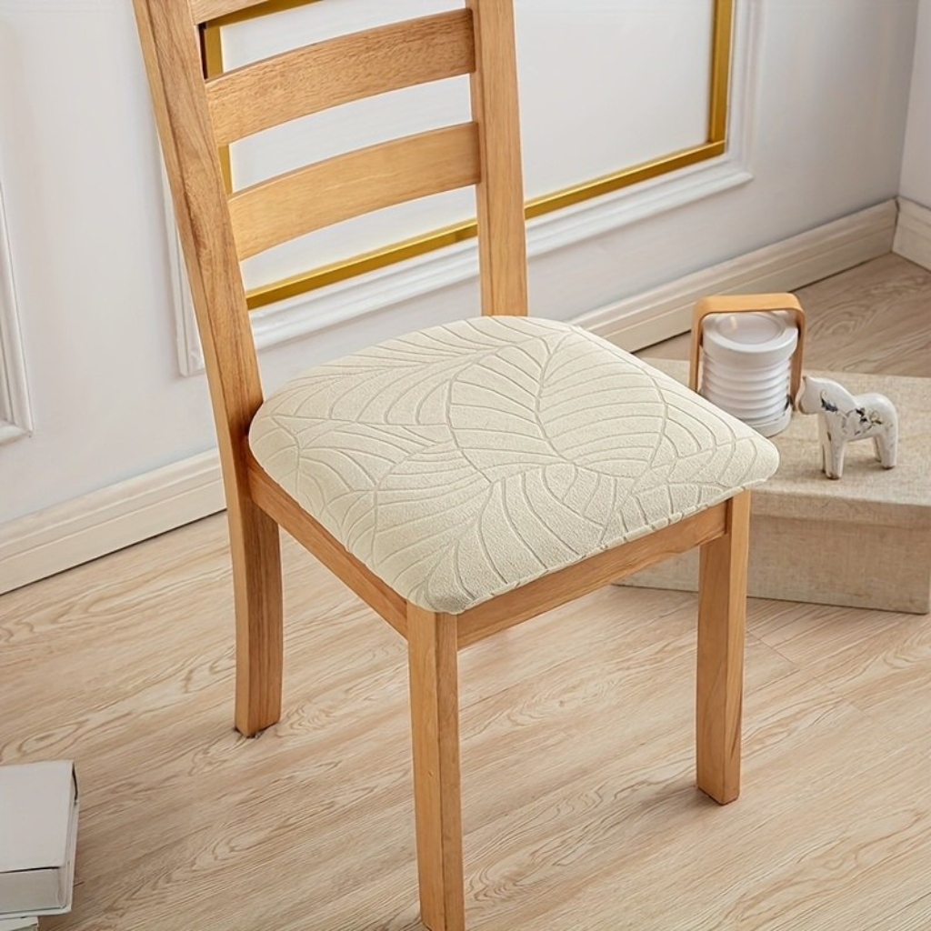 Stretch Fit Dining Chair Covers in Jacquard Fabric – Modern Protection