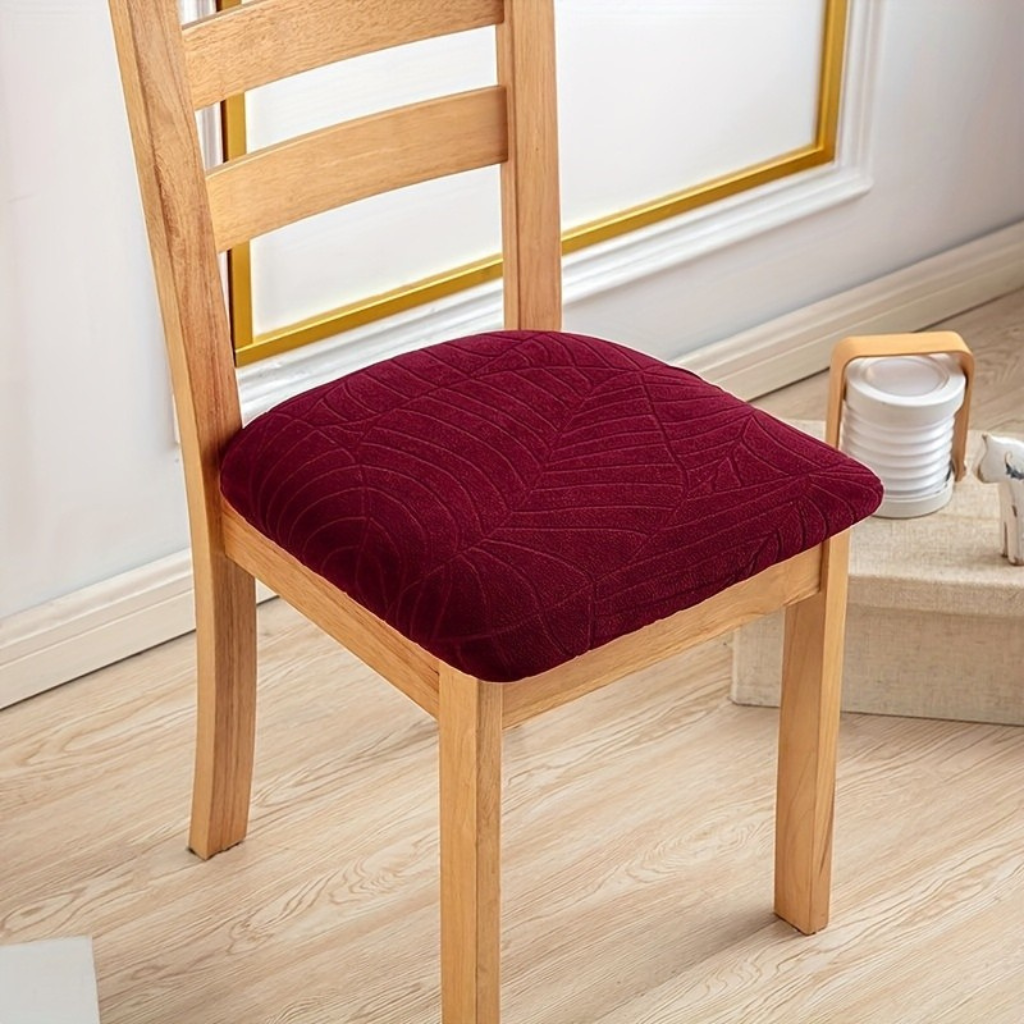 Stretch Fit Dining Chair Covers in Jacquard Fabric – Modern Protection