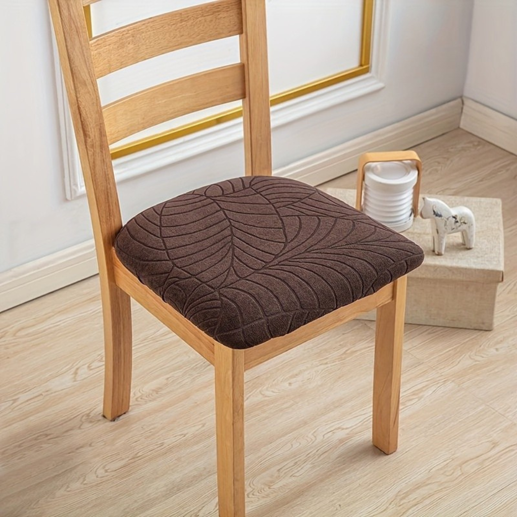 Stretch Fit Dining Chair Covers in Jacquard Fabric – Modern Protection