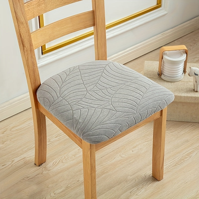 Stretch Fit Dining Chair Covers in Jacquard Fabric – Modern Protection