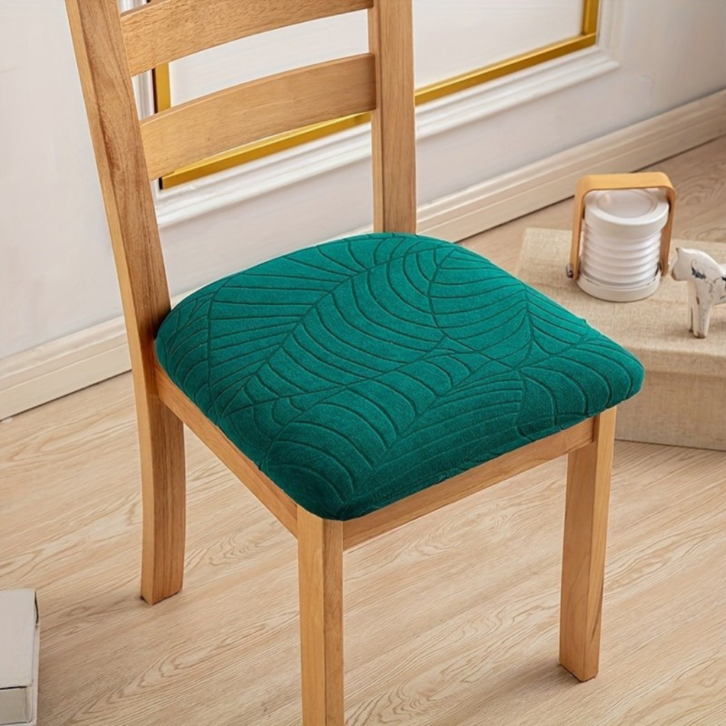 Stretch Fit Dining Chair Covers in Jacquard Fabric – Modern Protection