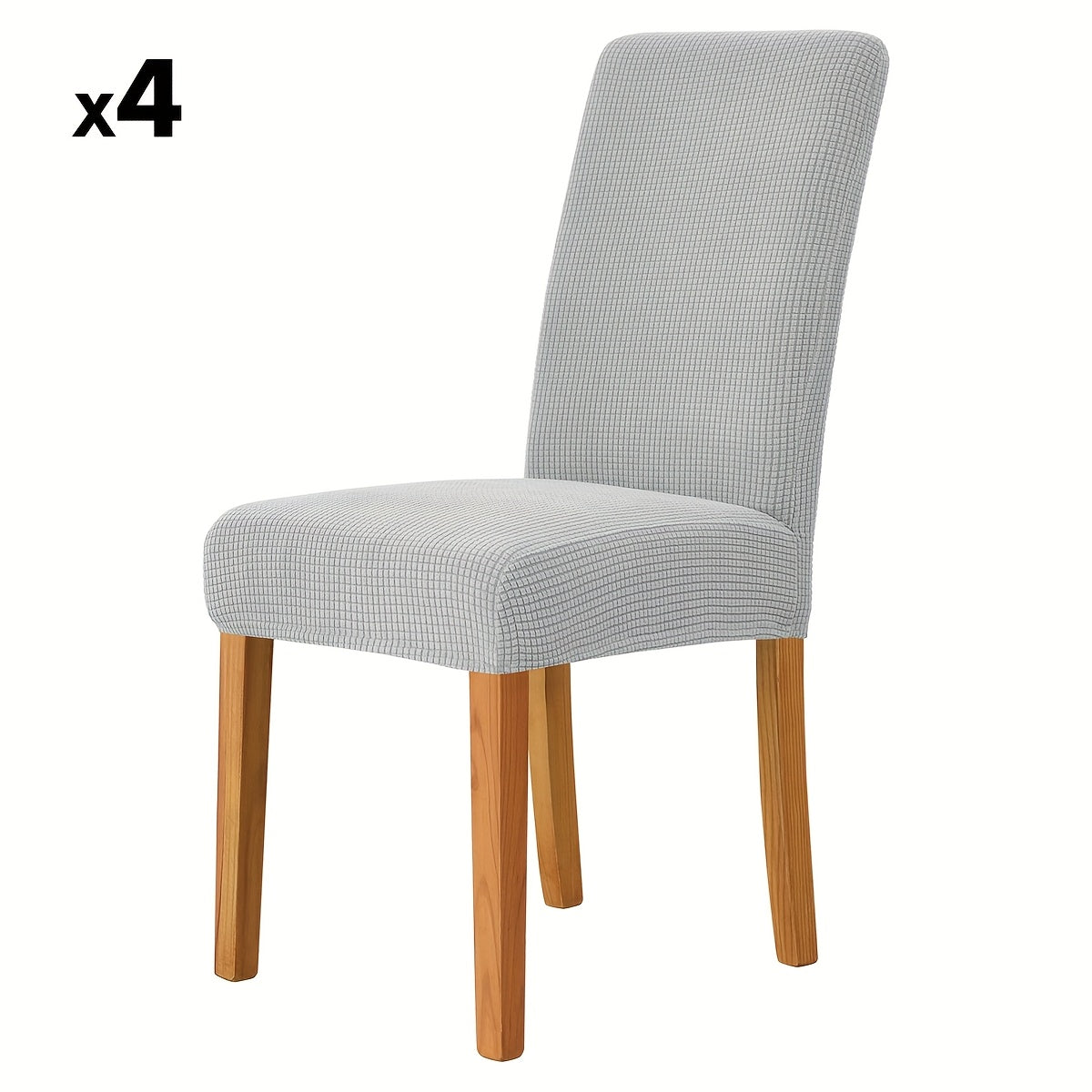 Stretch Fit Velvet Chair Covers for Dining – Elegant Protective Slipcovers