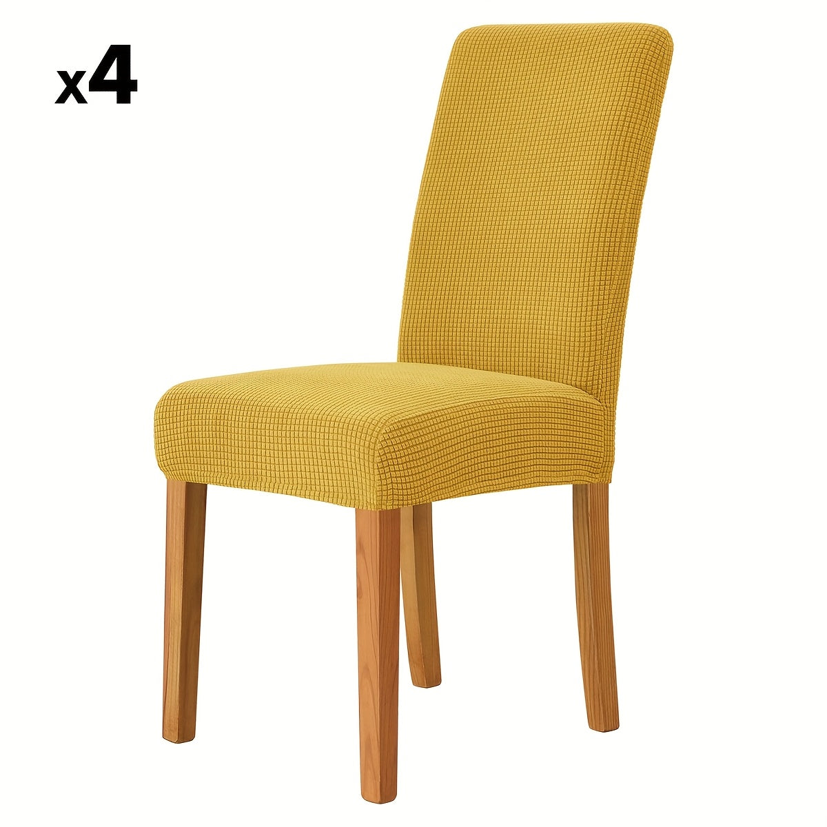 Stretch Fit Velvet Chair Covers for Dining – Elegant Protective Slipcovers