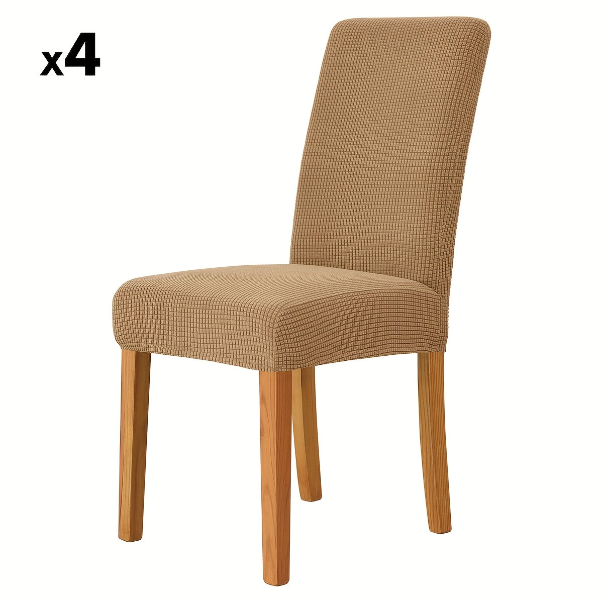 Stretch Fit Velvet Chair Covers for Dining – Elegant Protective Slipcovers