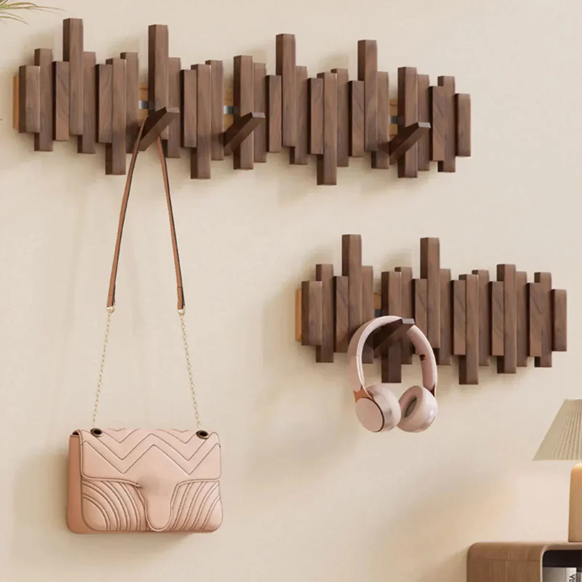 Single Minimalist Wall Hook – Solid Wood, Indoor Use for Entryway & Hallway