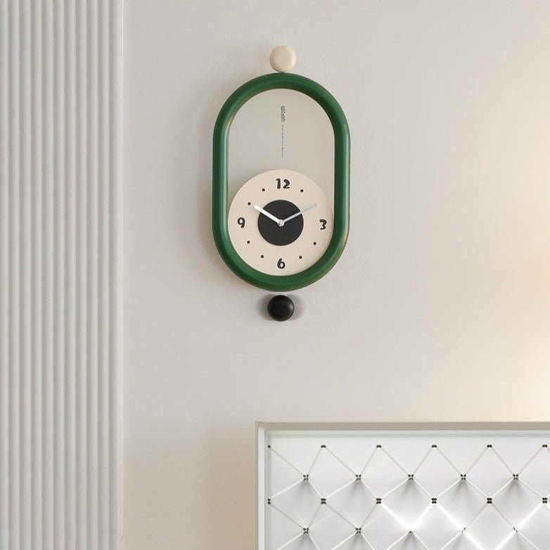 Chic Long Wall Clock with Elegant 3D Design and Whisper-Quiet Mechanism