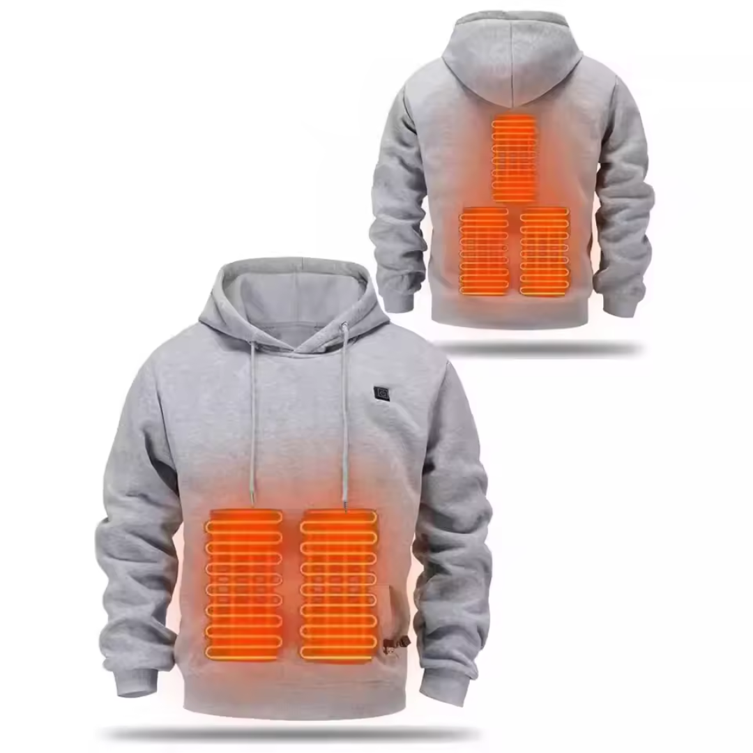 Men's Heated Hoodie with USB Heating Technology