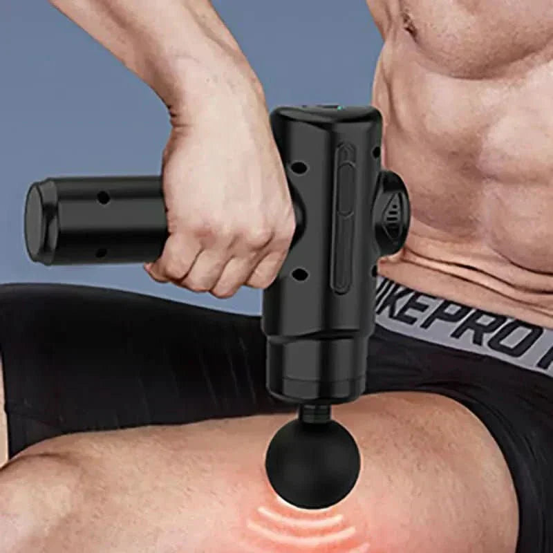 ReliefWave Pro Massage Gun with 8 Attachments for Targeted Therapy