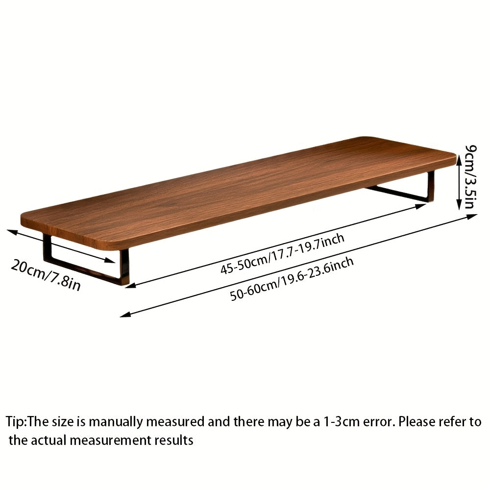 Ergonomic Monitor Riser for Elevated Workspace | Space-Saving Stand