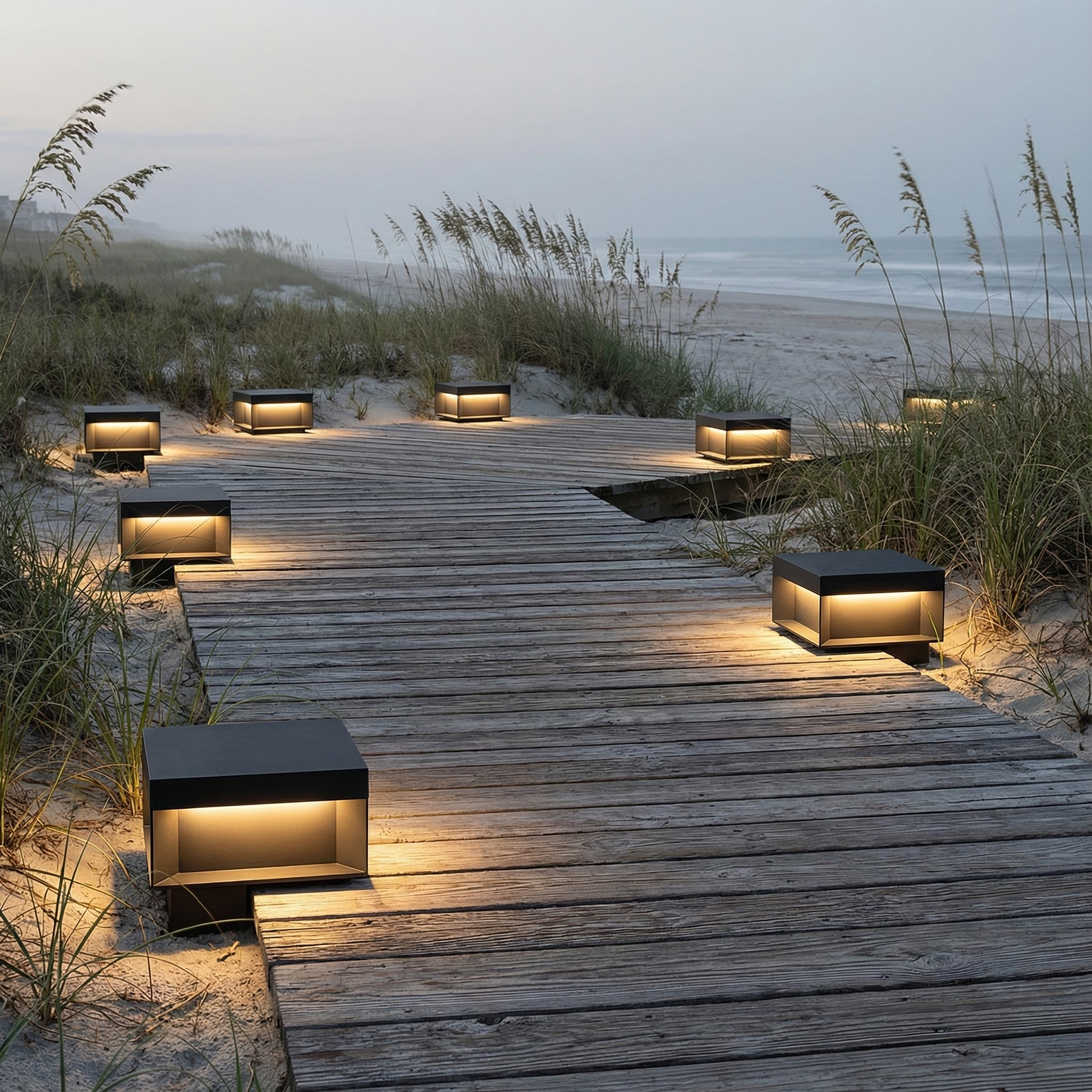 SolaraGlow Contemporary Solar Lighting Solution for Outdoors