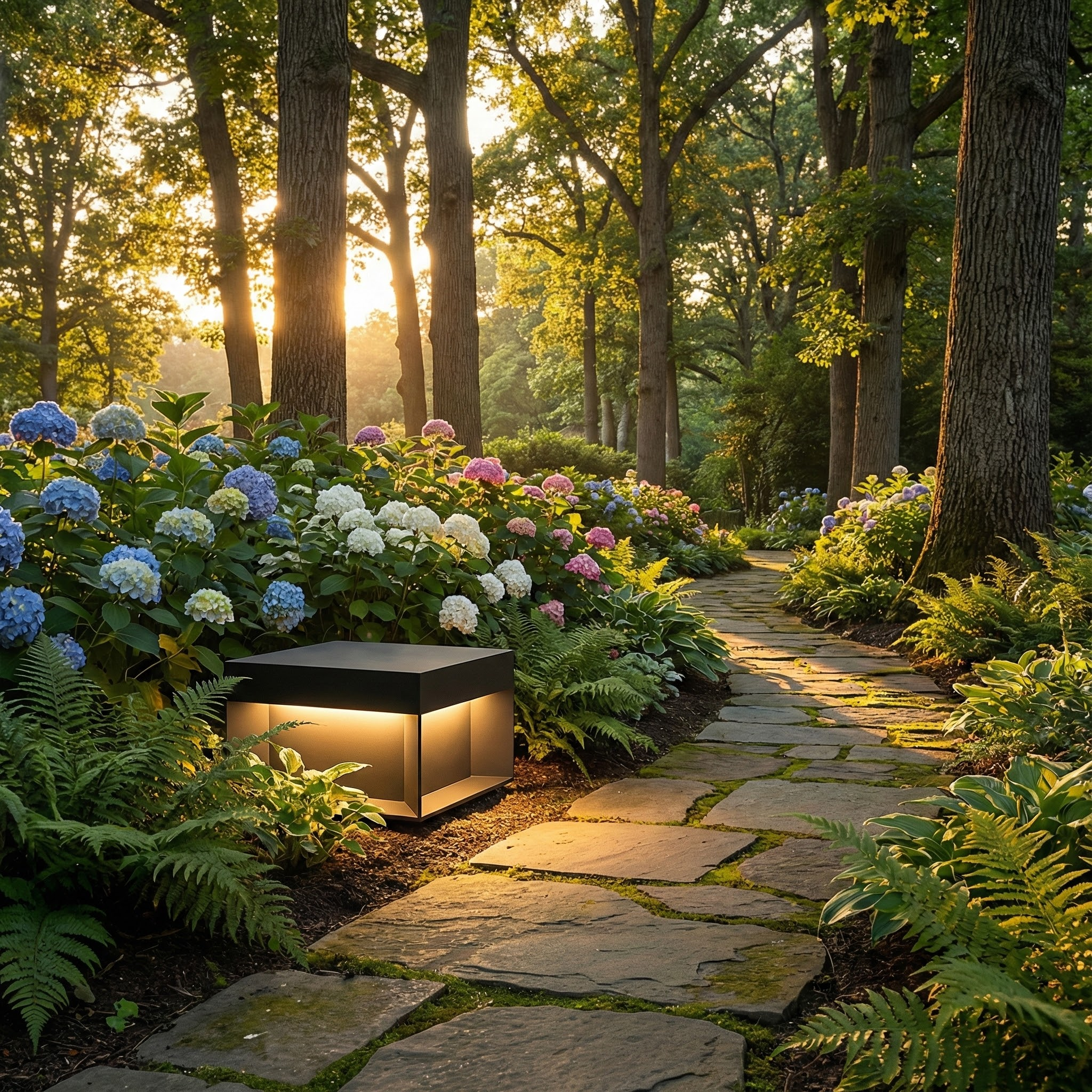 SolaraGlow Contemporary Solar Lighting Solution for Outdoors