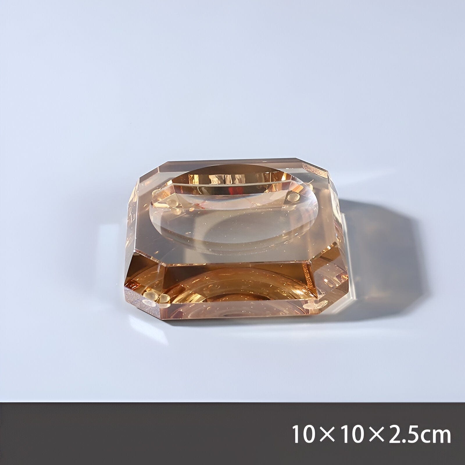 Elegant Bathroom Accessories Set in Crystal Glass – Timeless Design for Stylish Decor