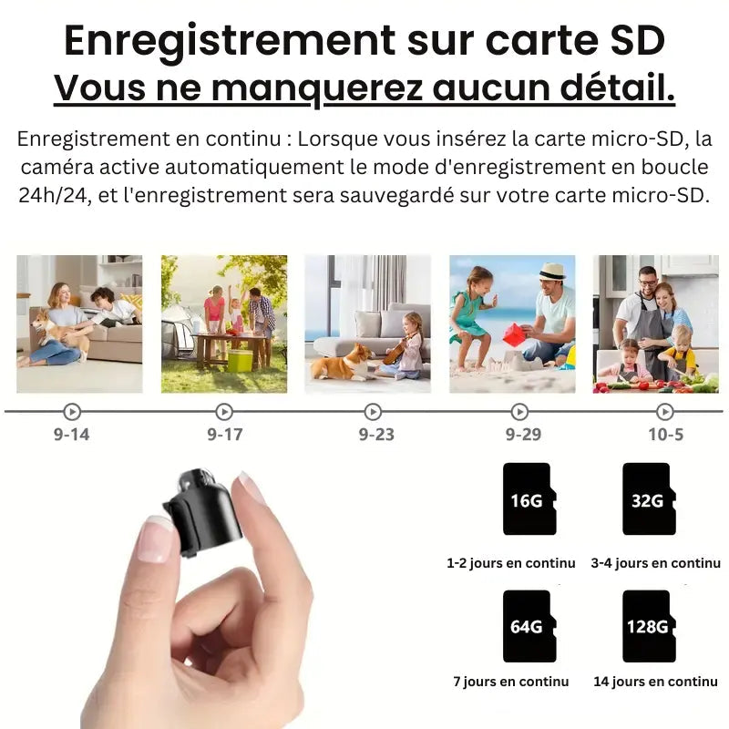 Surveillance Camera with Night Vision and Live Streaming