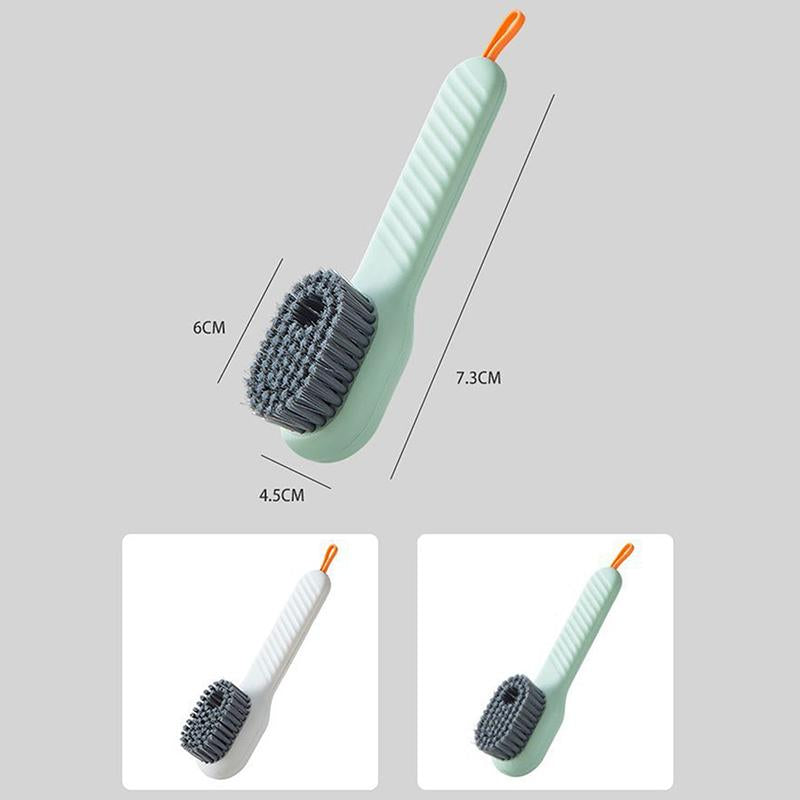 Dual Action Shoe Care Brushes with Automatic Dispensing