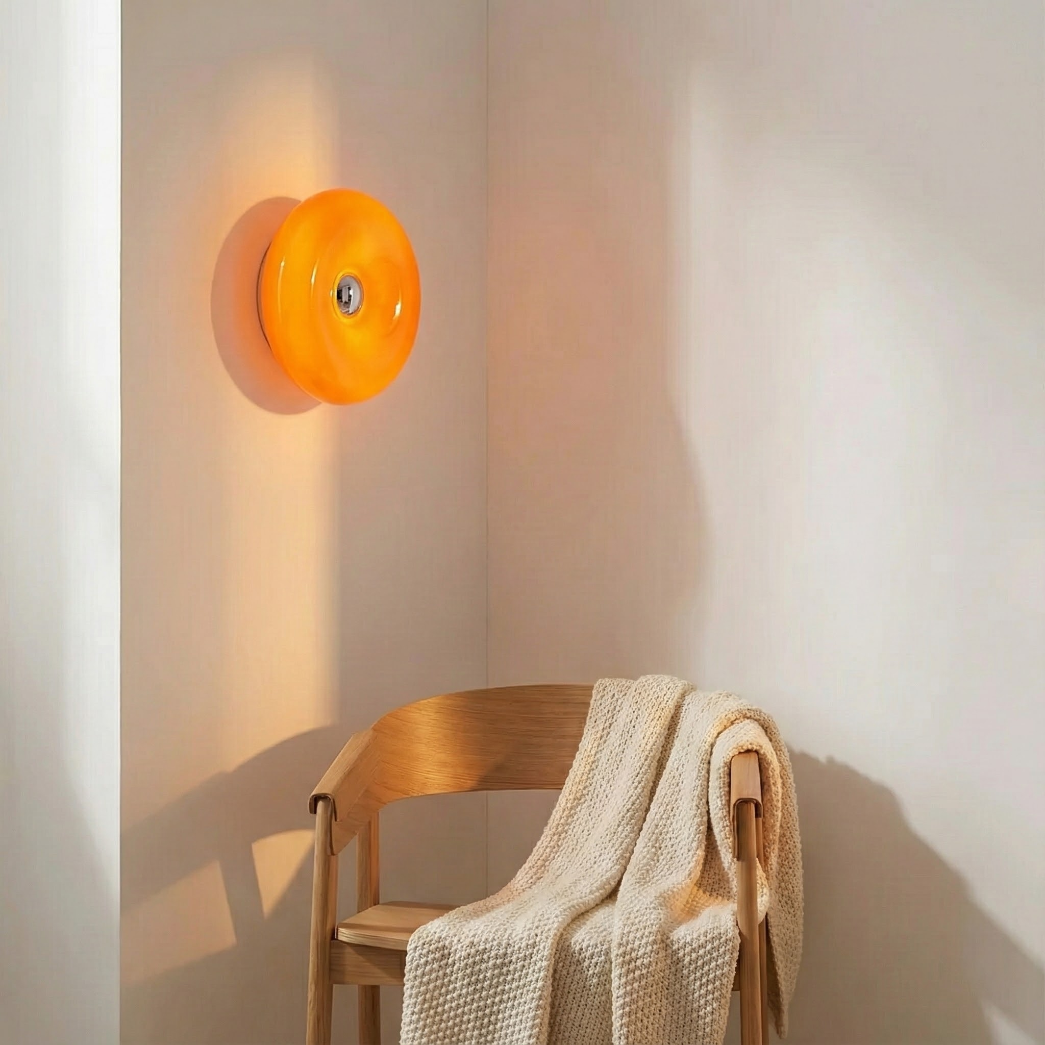 ChicSphere Vintage-Style Glass Wall Light Fixture