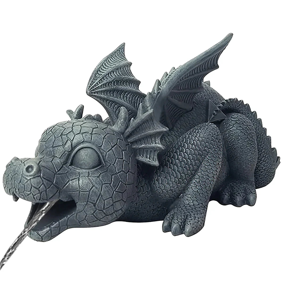 Realistic Water-Spraying Dragon Statue – Weatherproof Outdoor Fountain