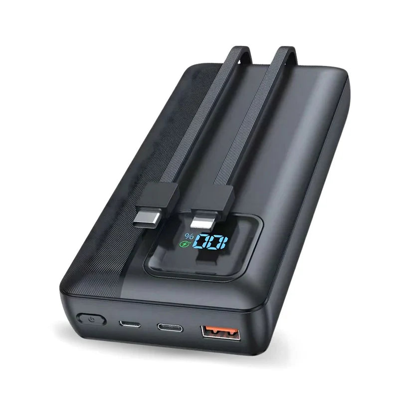 30000 mAh Charging Station with LED Display for Energy Storage