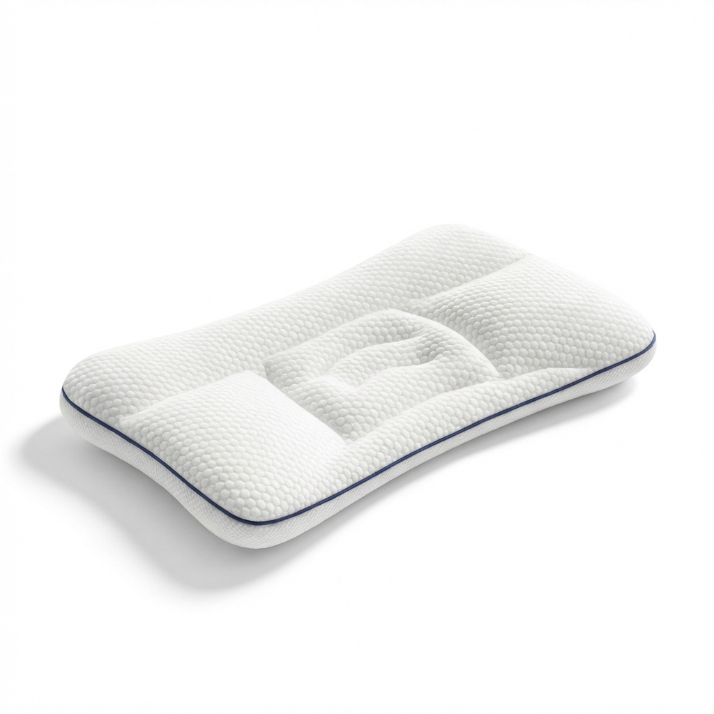Ergonomic Memory Foam Pillow for Kids | Hypoallergenic | 3 Sizes | Washable Cover