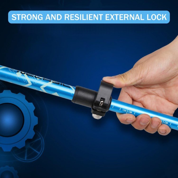 Lightweight Hiking Poles with Adjustable Height and Non-Slip Handles