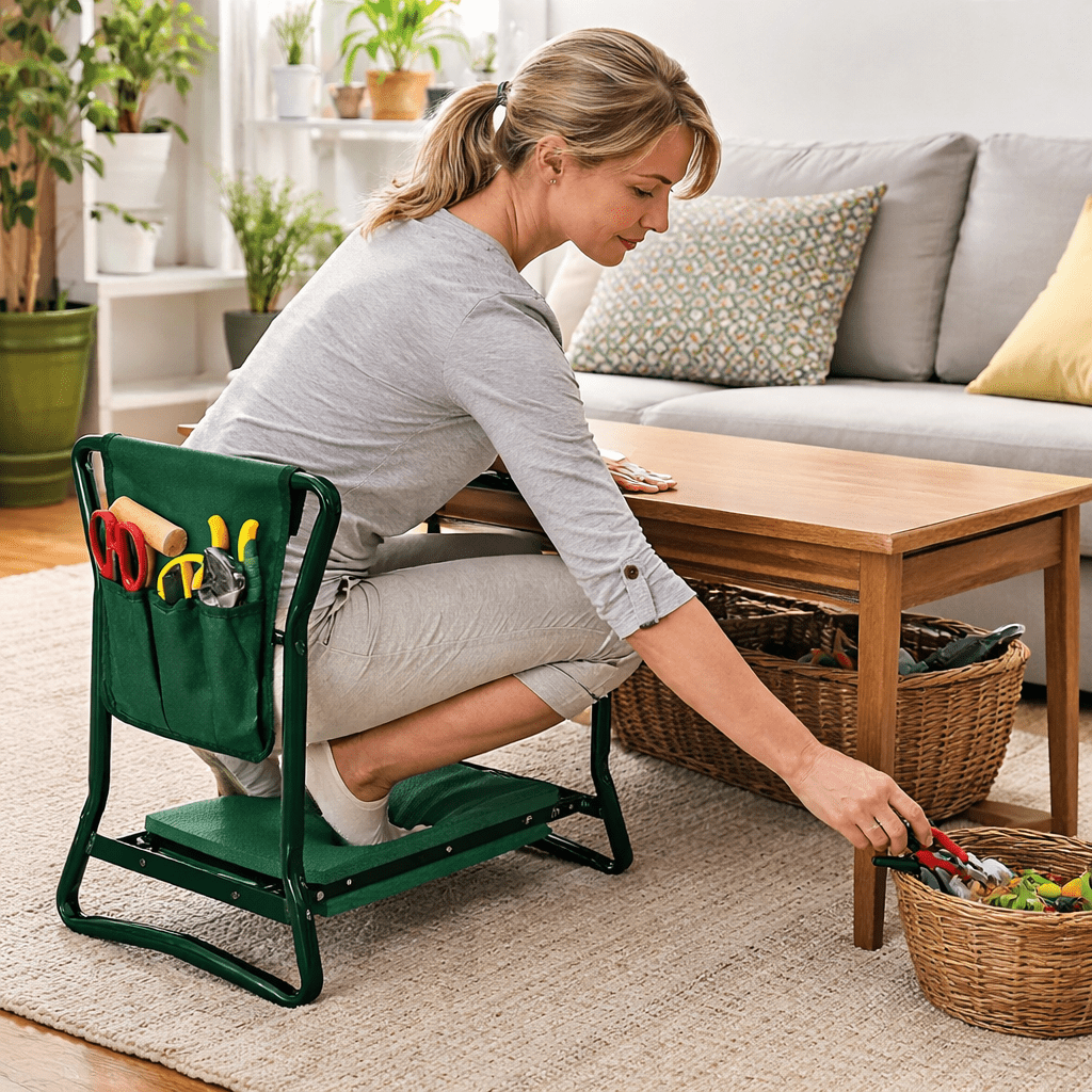 GardenBuddy Comfort Kneeler & Seat for Effortless Gardening