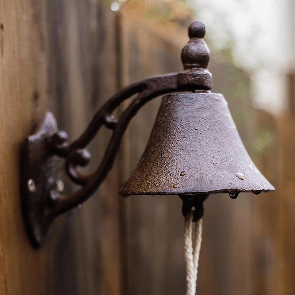 Charming Vintage-Style Cast Iron Doorbell for Elegant Entrances