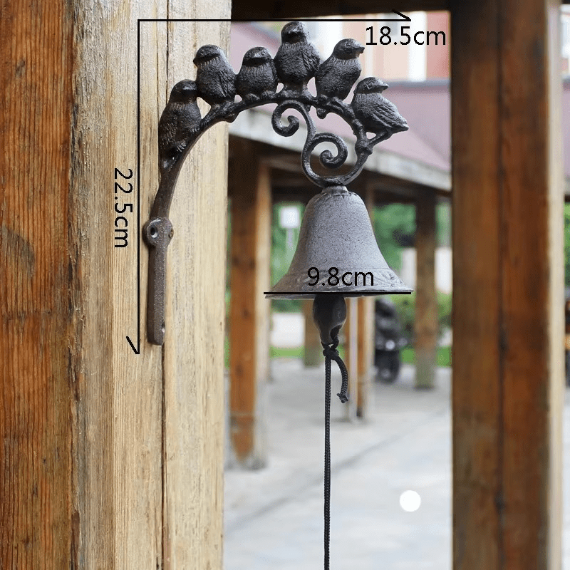 Charming Vintage-Style Cast Iron Doorbell for Elegant Entrances
