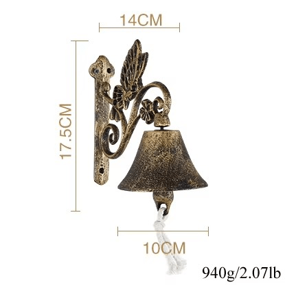 Charming Vintage-Style Cast Iron Doorbell for Elegant Entrances