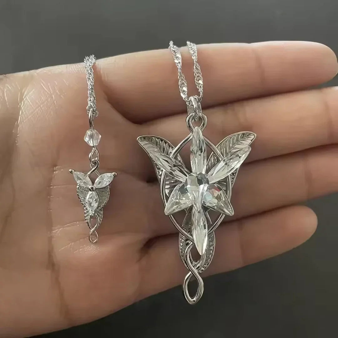 Elven Radiance Pendant Necklace – Premium Sterling Silver