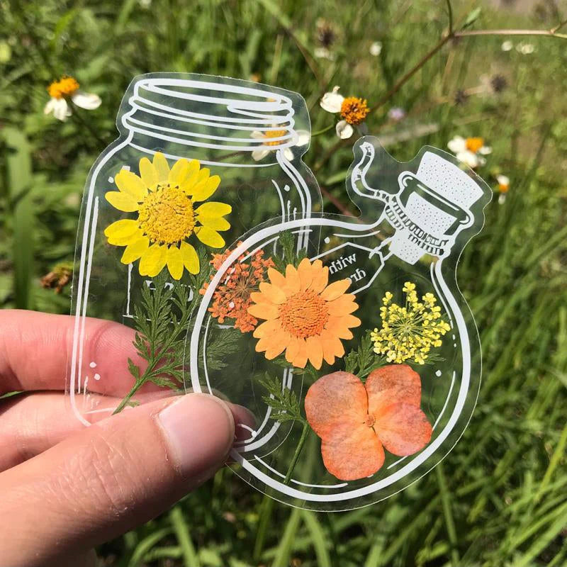 Dried Flower Bookmark Set Featuring Unique Pressed Floral Design - Ideal Gift for Nature Enthusiasts