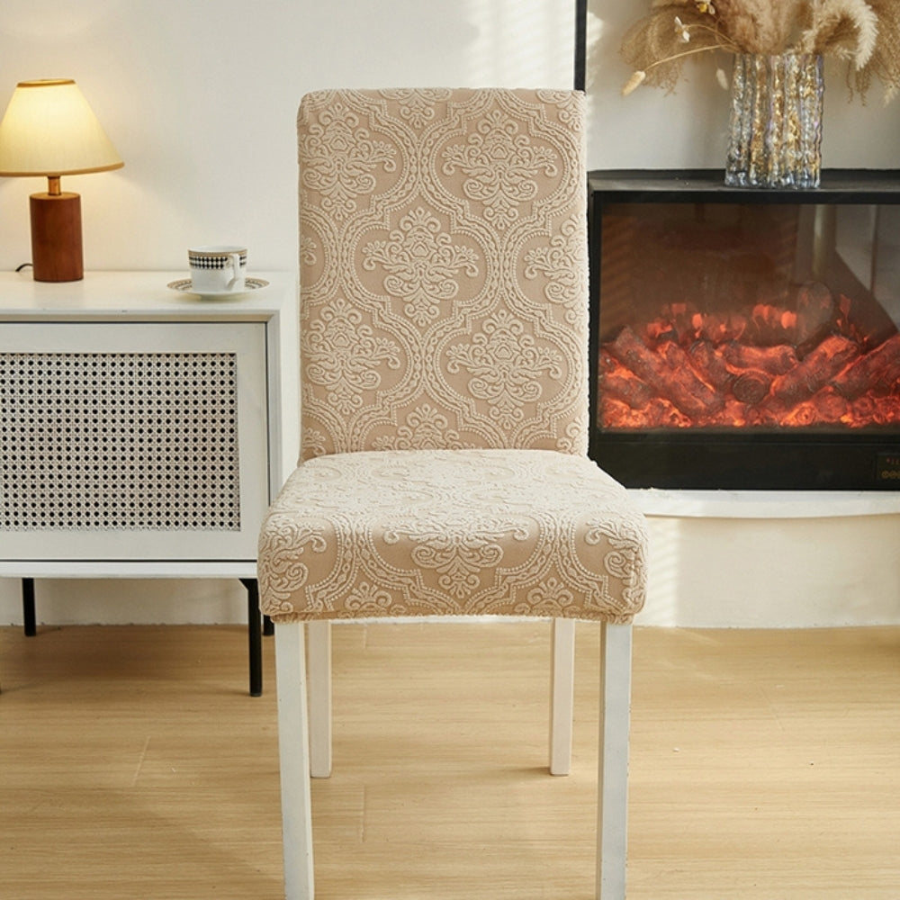 Refined Comfort – Jacquard Chair Cover for Every Occasion