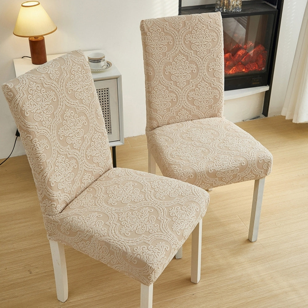 Refined Comfort – Jacquard Chair Cover for Every Occasion