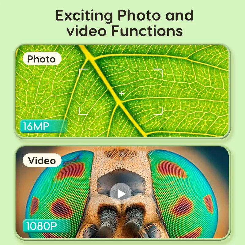 Handheld Digital Microscope for Kids and Collectors | 1000x Magnification