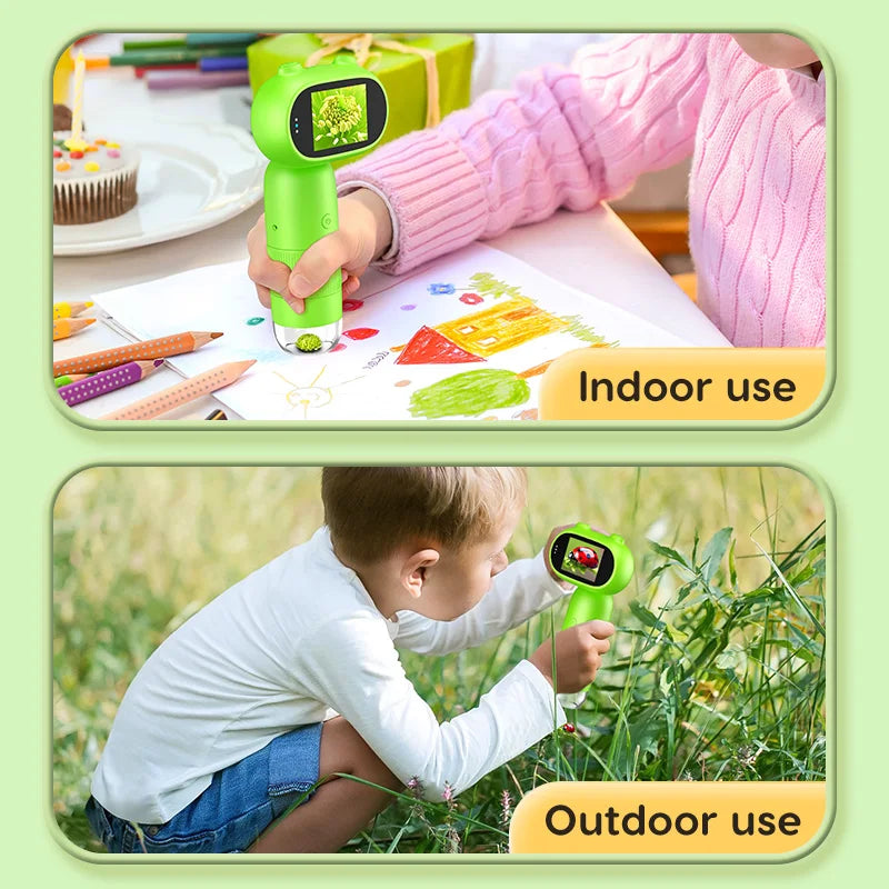 Handheld Digital Microscope for Kids and Collectors | 1000x Magnification