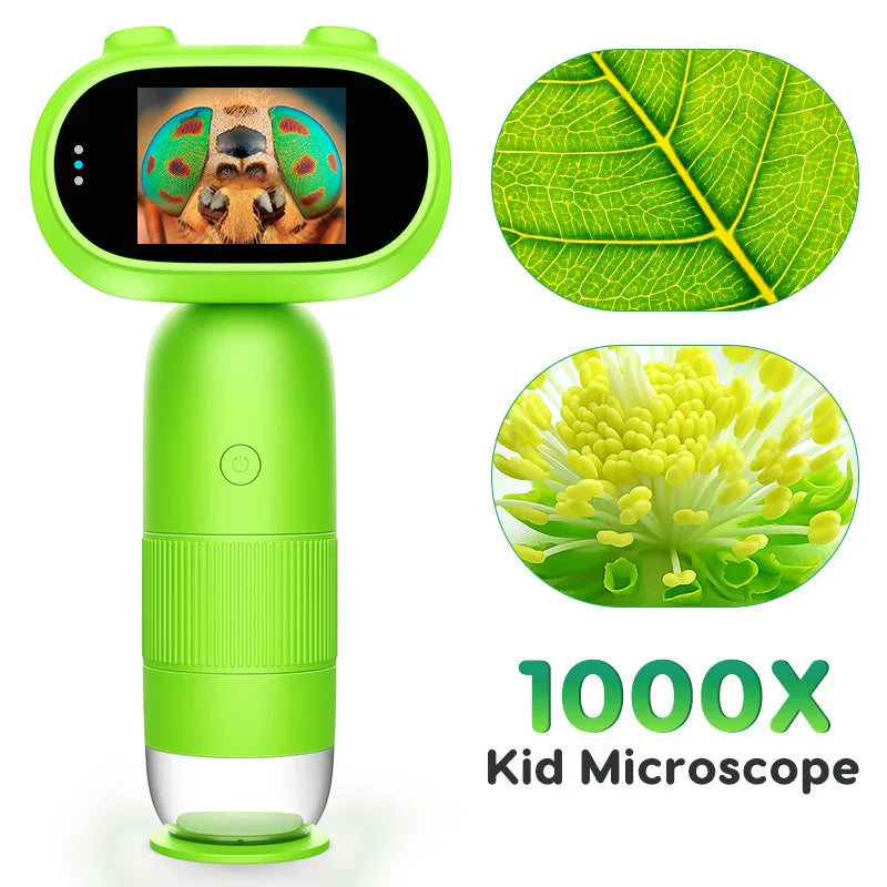 Handheld Digital Microscope for Kids and Collectors | 1000x Magnification