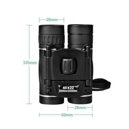Lightweight 40x22 HD Binoculars for Birdwatching and Outdoor Use
