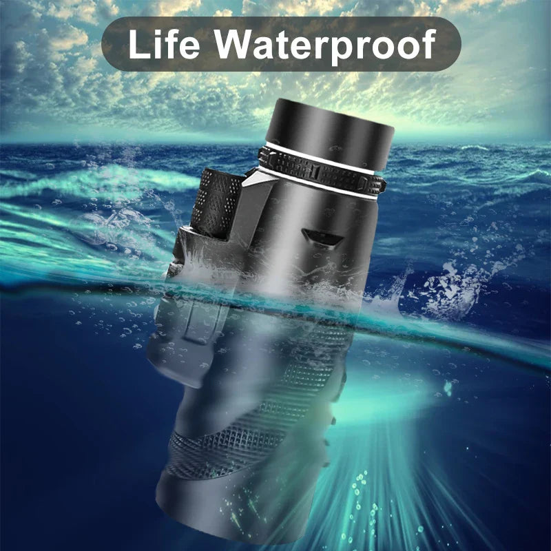 Compact Monocular Telescope for Bird Watching – 80x Magnification