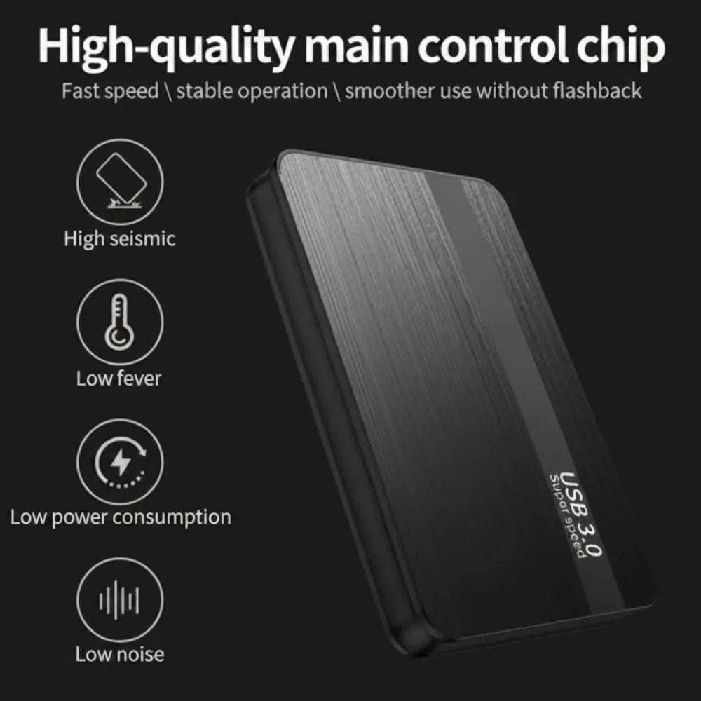 Compact USB 3.0 External SSD for Effortless Backup